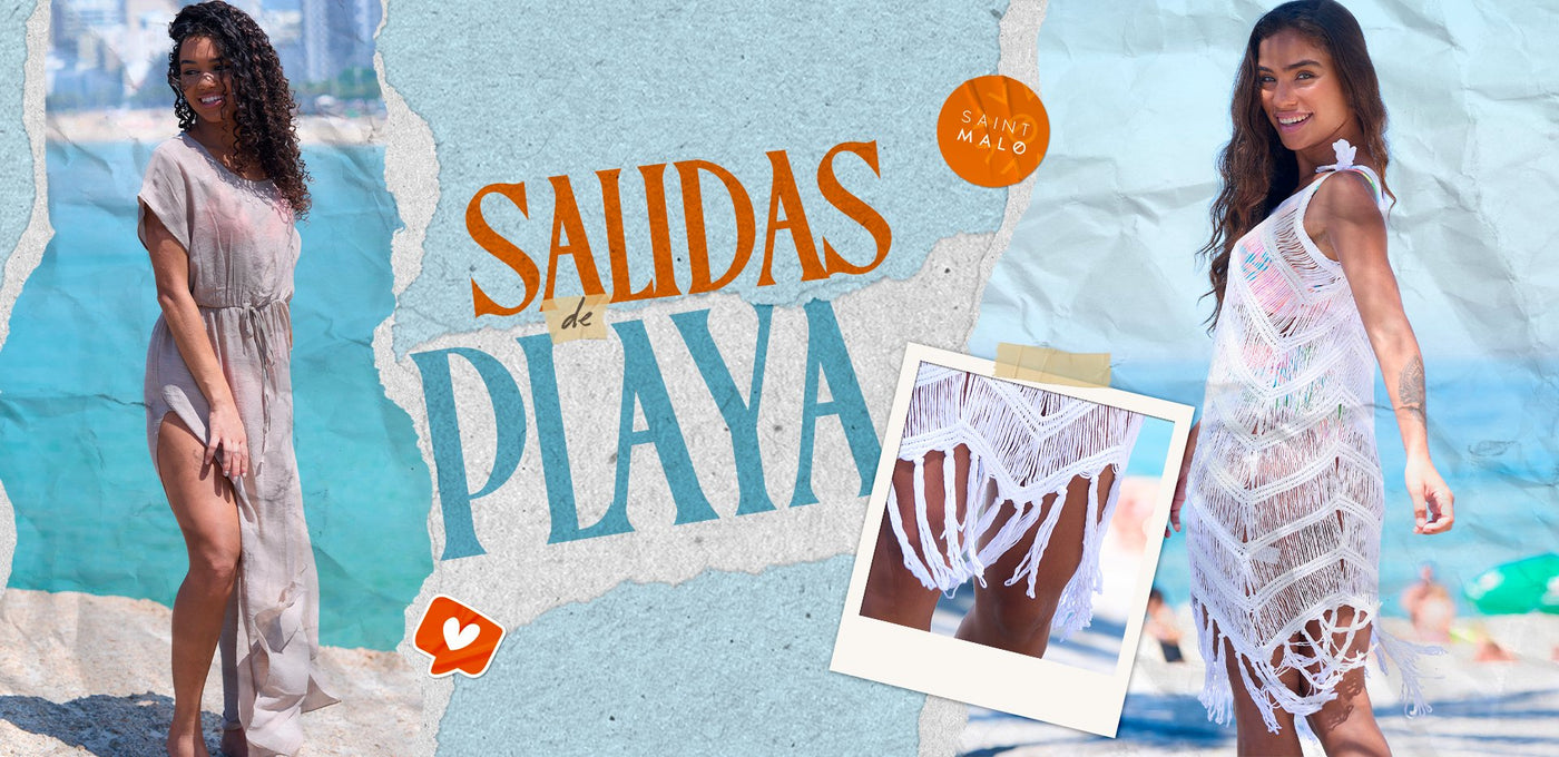 Salidas de playa ligeras y elegantes, Atrapa miradas en la playa - Saint Maló colección veraniega